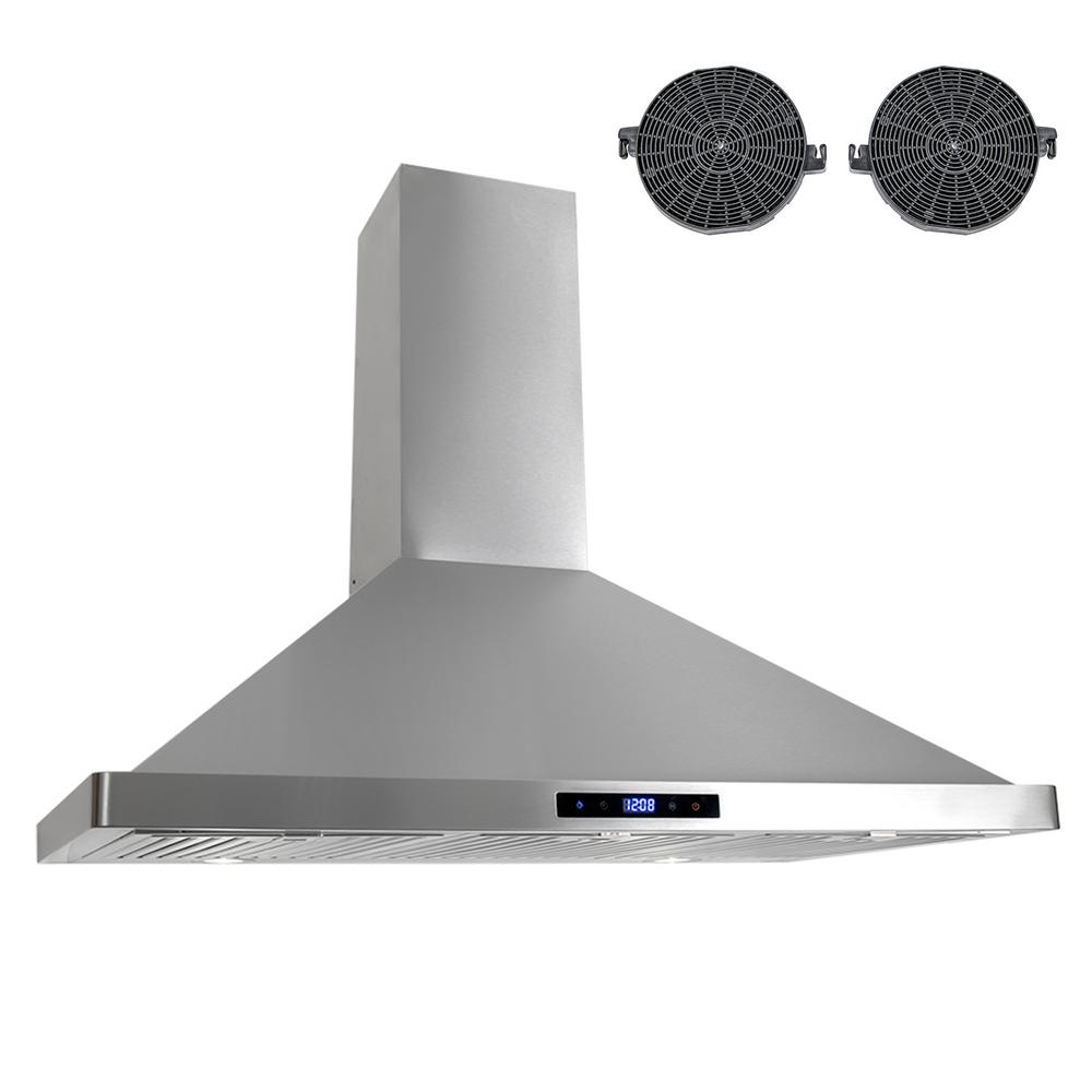 Whirlpool 36 in. Island Canopy Range Hood in Stainless SteelWVI75UC6DS