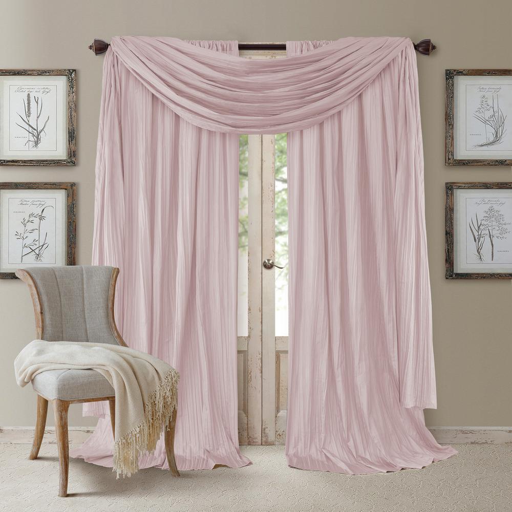 Decorative Valance Pink Curtains Drapes Window Treatments