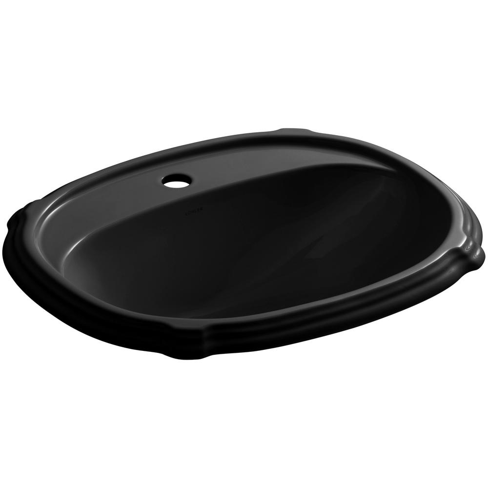 Black - Drop-in Bathroom Sinks - Bathroom Sinks - The Home Depot