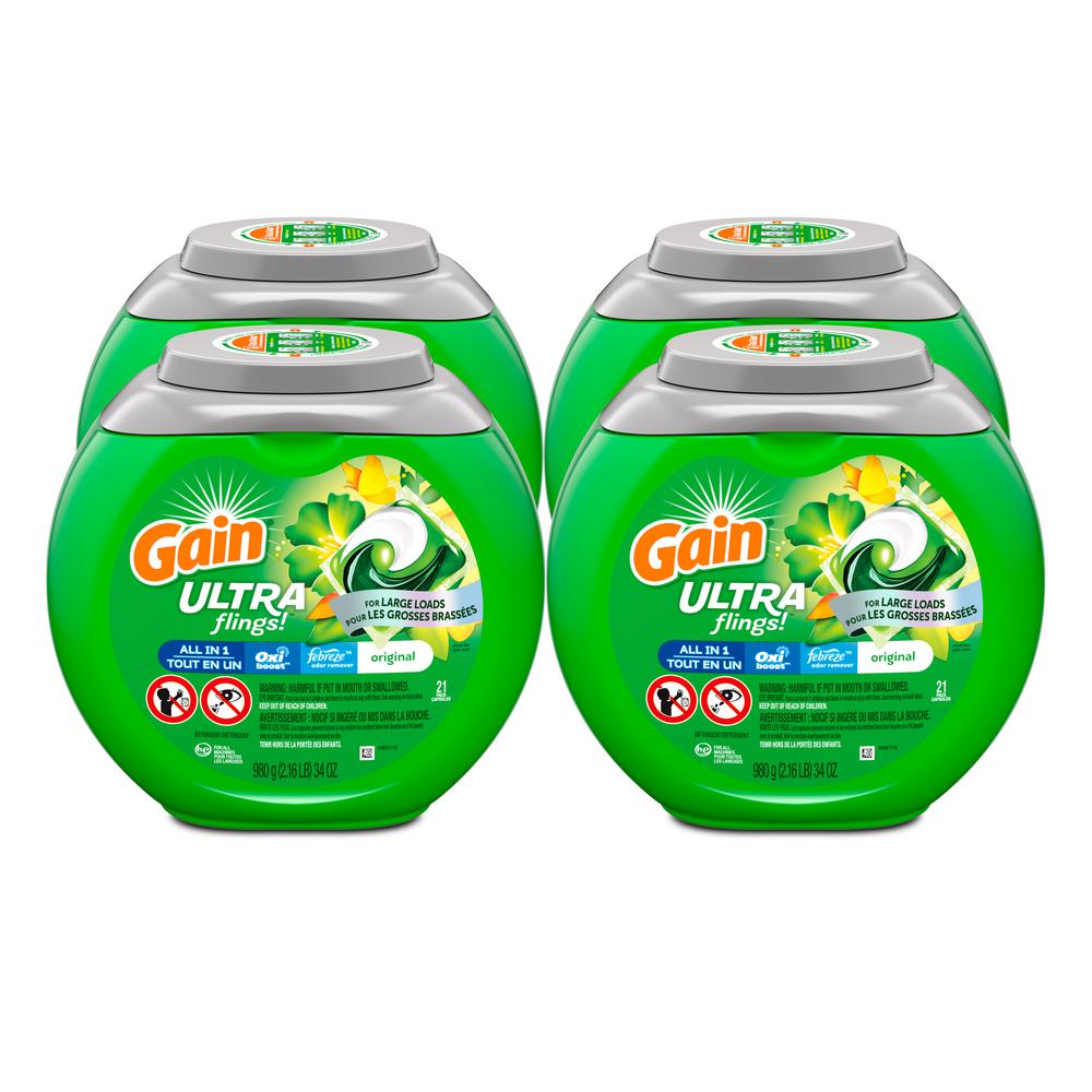 gain laundry detergent ingredients