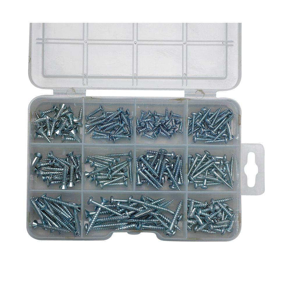 Richelieu Hardware Zinc Wood Screw KitAK03R The Home Depot