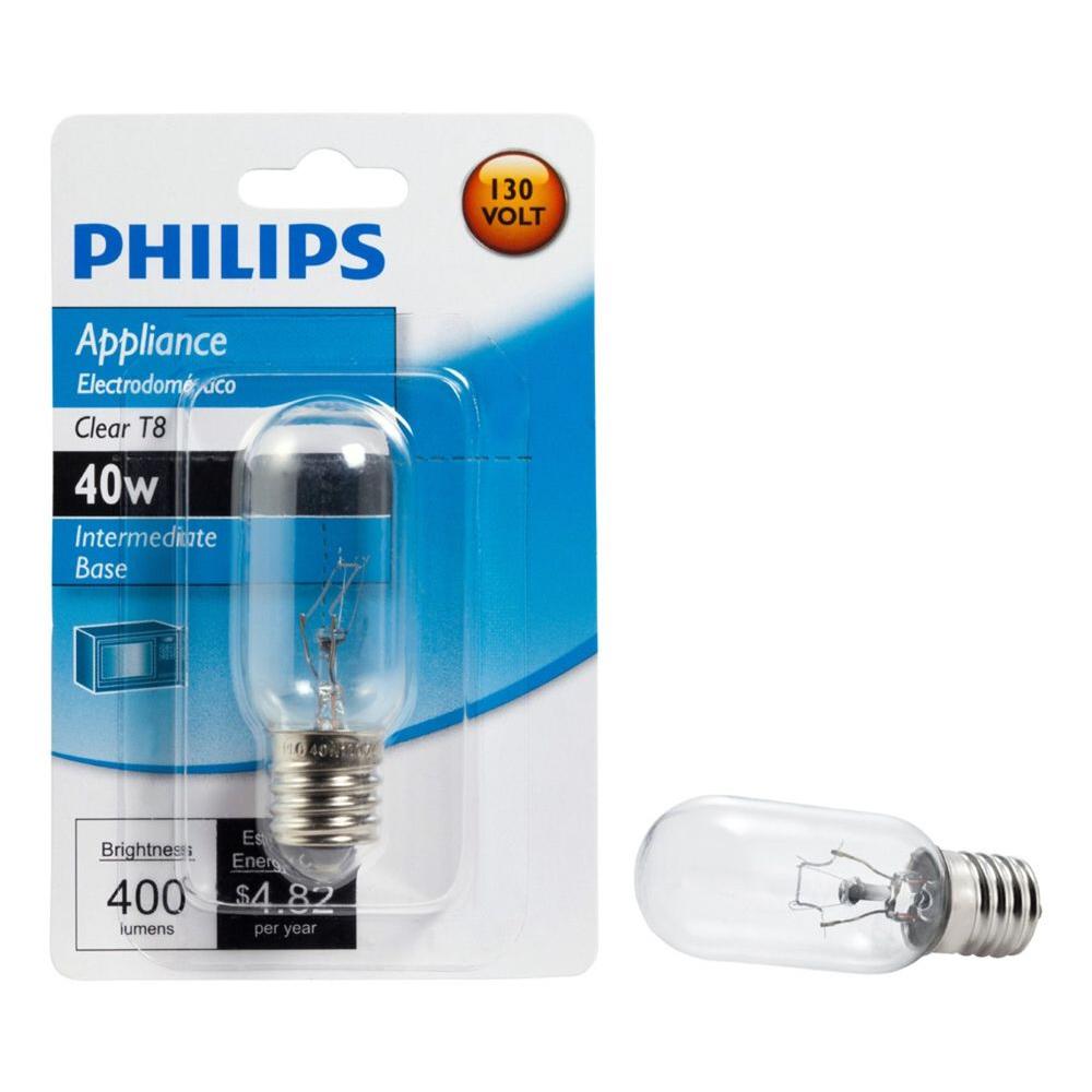 40-Watt Appliance Incandescent Bulbs Bulb T8 Tubular Light Bulb,Microwave Oven