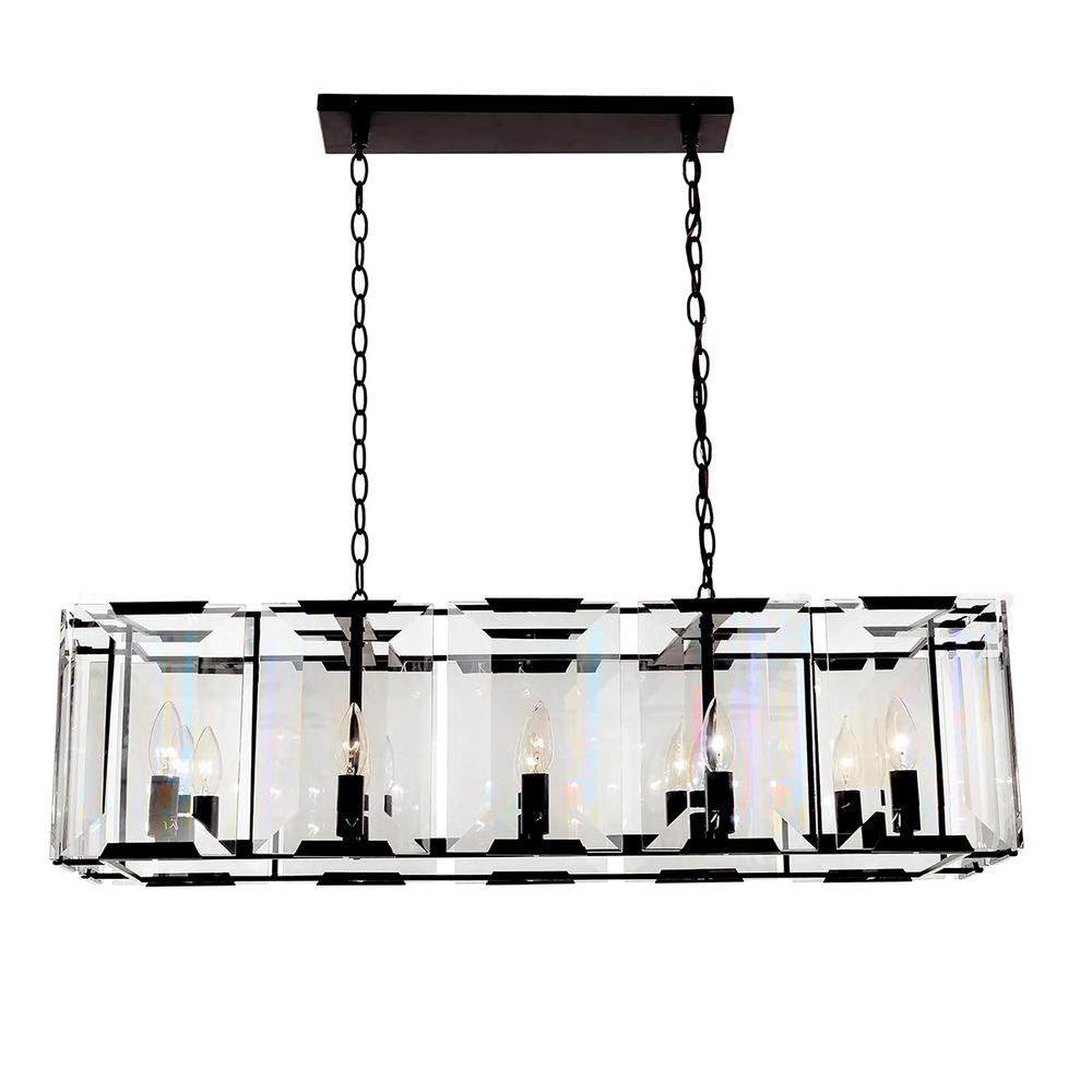 Easylite 10 Light Satin Black Pendant 30814 Hb The Home Depot Easylite 10 Light Satin Black Pendant