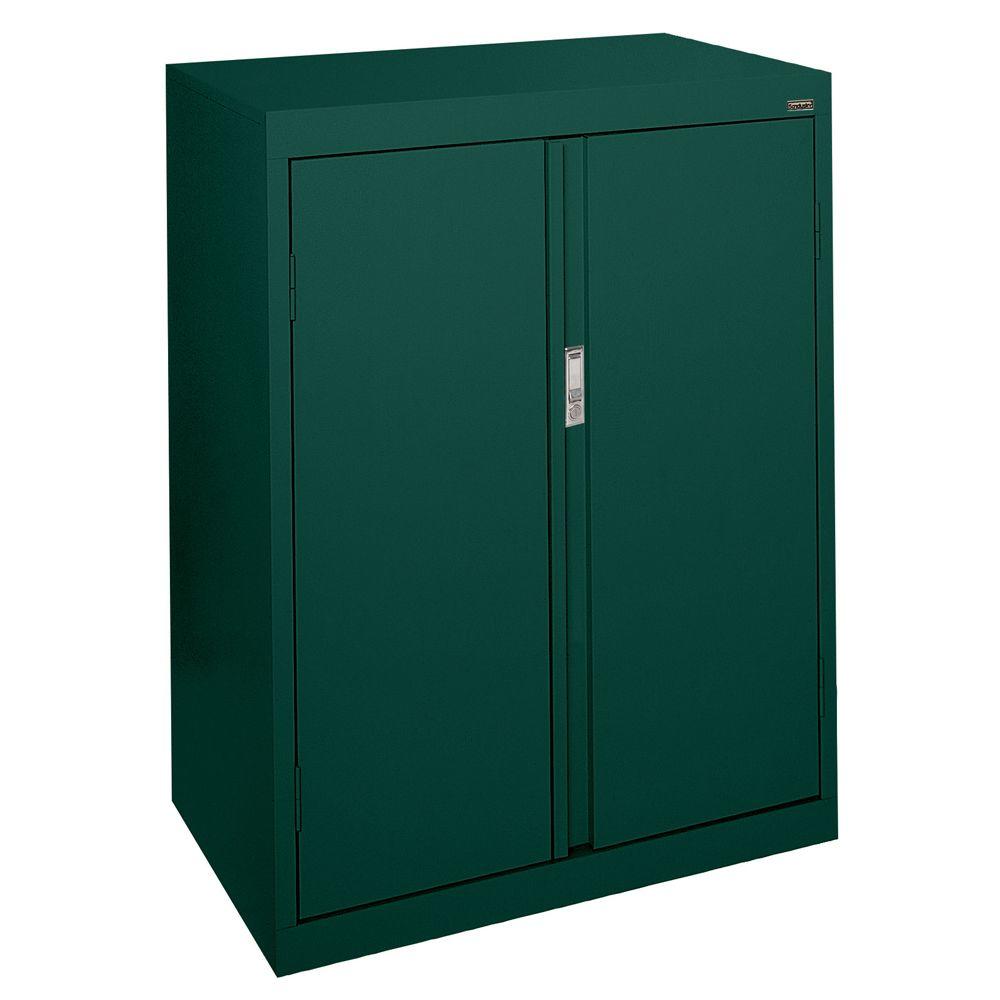 Sandusky System Series 30 in. W x 42 in. H x 18 in. D Forest Green