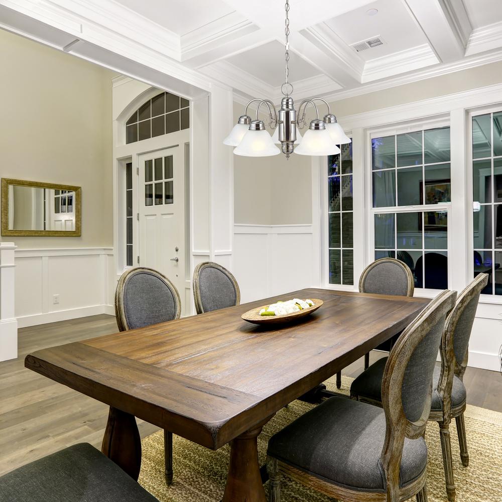 alabaster dining room chandeliers