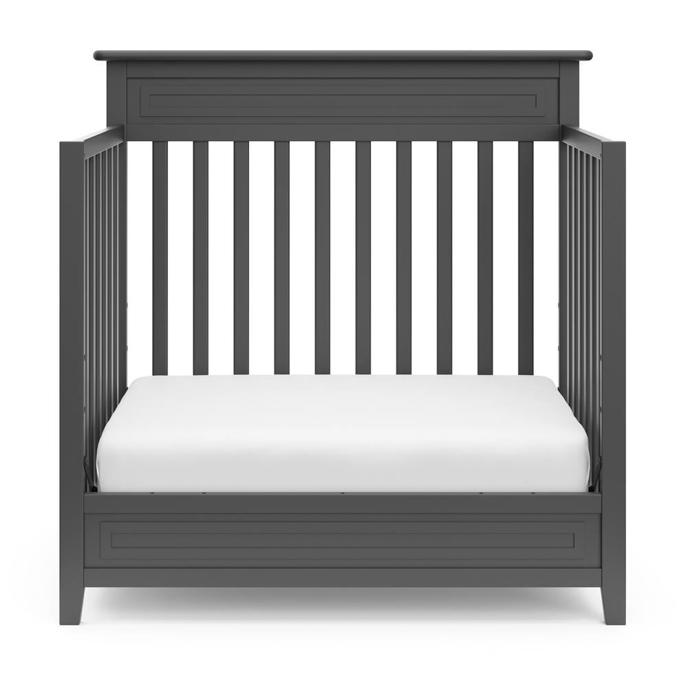 storkcraft gray crib