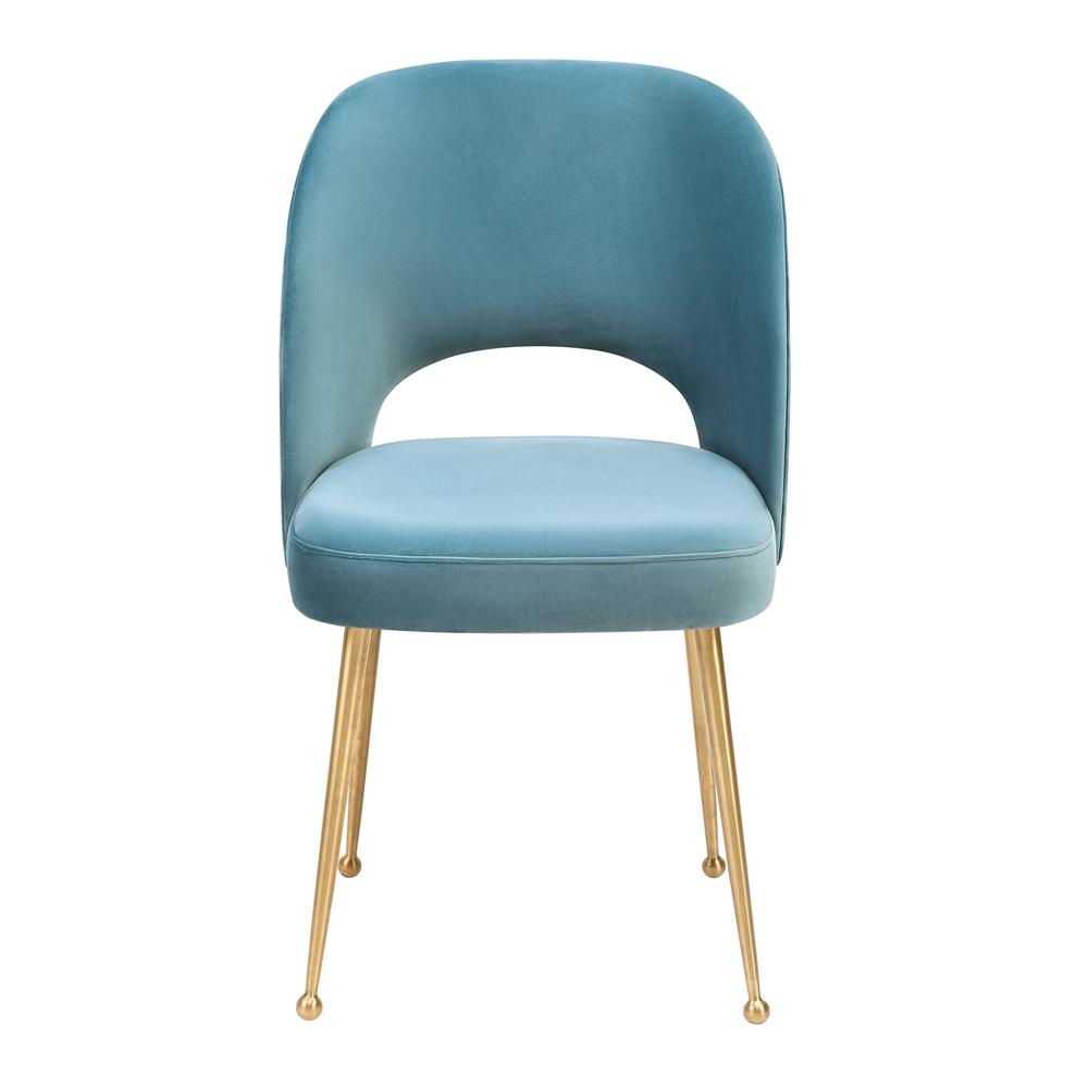 Tov Furniture Swell Sea Blue Velvet Chair D66 The Home Depot Tov Furniture Swell Sea Blue Velvet Chair
