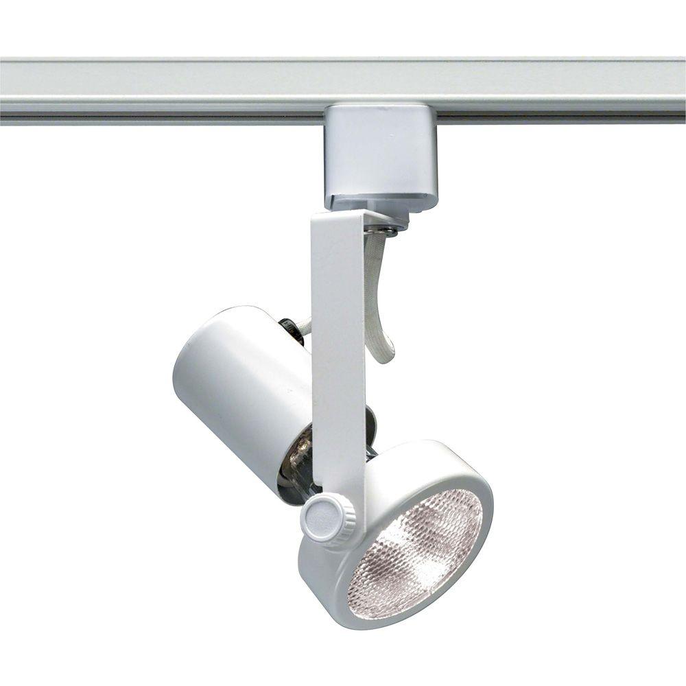 Glomar 1 Light Par20 White Gimbal Ring Track Lighting Head Hd Th220 Glomar 1 Light Par20 White Gimbal Ring Track Lighting Head