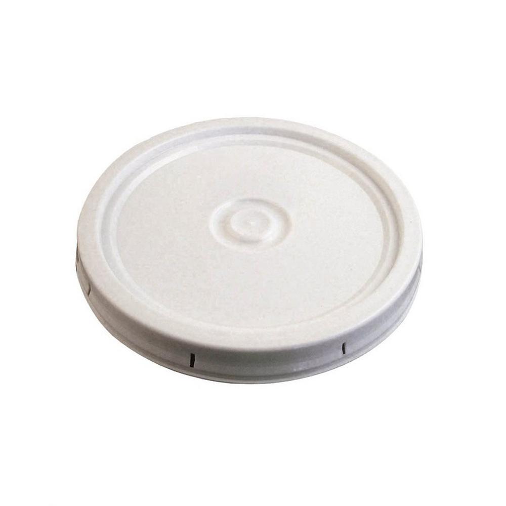 Bon Tool 2 gal. Plastic White Lid for Bucket84718 The Home Depot