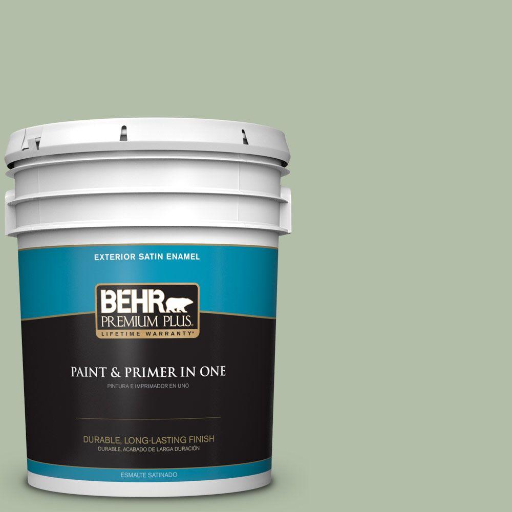 BEHR Premium Plus 5gal. S3903 Creamy Spinach Satin