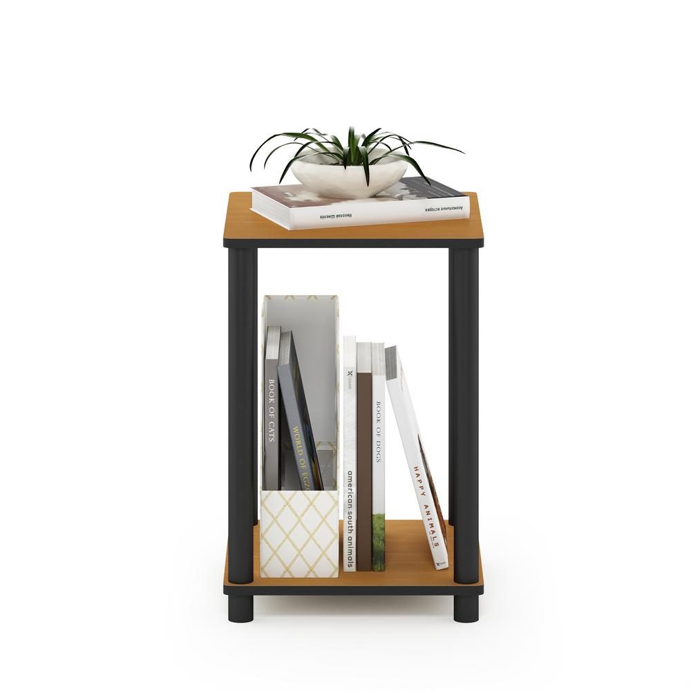 Furinno Turn N Light Cherry Simple End Table 99800r Lc Bk Furinno Turn N Light Cherry Simple
