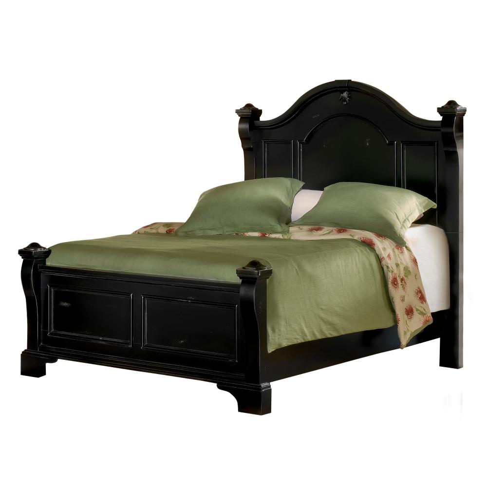 Home Styles Bedford Black Queen Poster Bed 5531-520 - The Home Depot