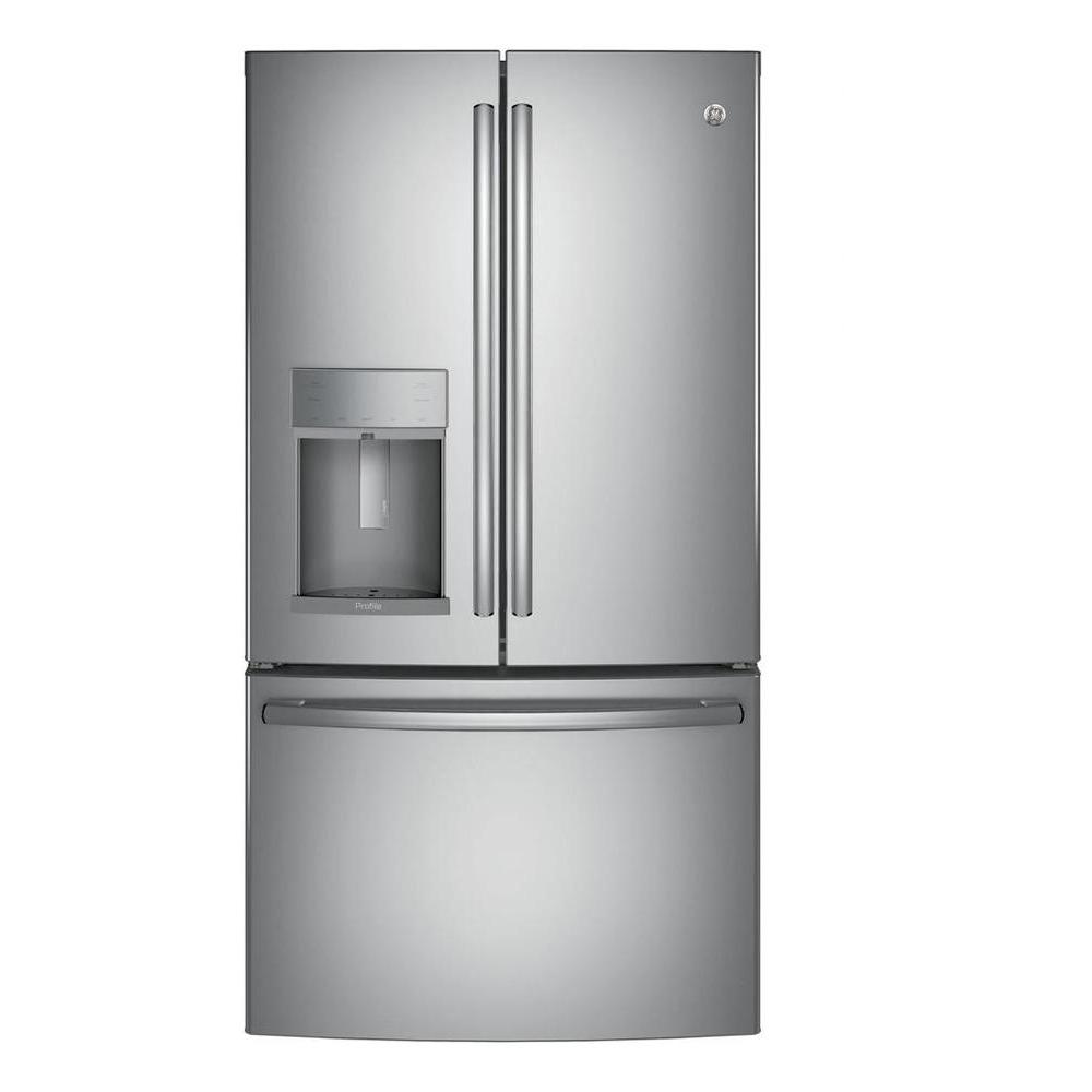  GE  Profile  22 2 cu ft French Door Refrigerator  with 