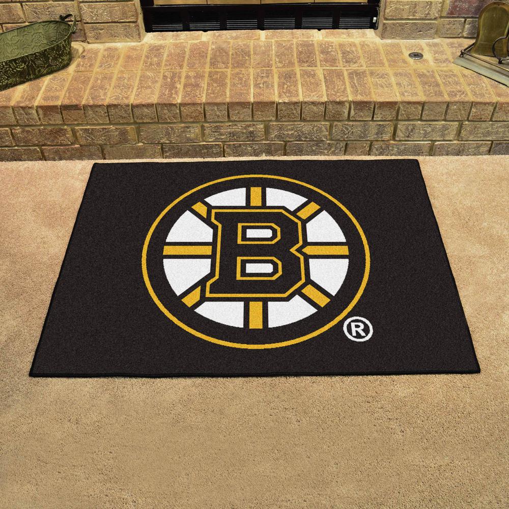 Fanmats Nhl Boston Bruins Black 3 Ft X 4 Indoor All Star Area Fanmats Nhl Boston Bruins Black 3 Ft X