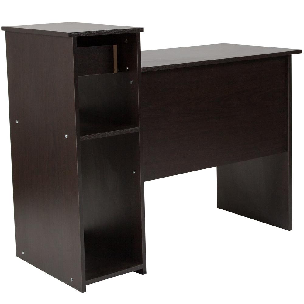 Flash Furniture Highland Park Espresso Wood Grain Computer Desk Espresso Wood Grain Computer Desk