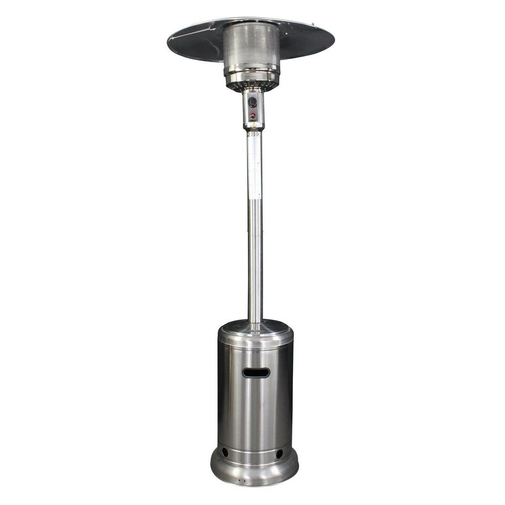 UPC 012685021829 product image for 40,000 BTU Stainless Steel Round Mushroom Style Gas Patio Heater | upcitemdb.com