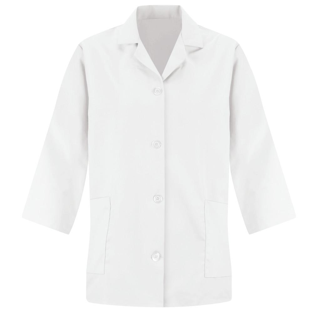 Red Kap Women S Size 3xl White Lab Coat Kp13wh Rg 3xl The Home Depot