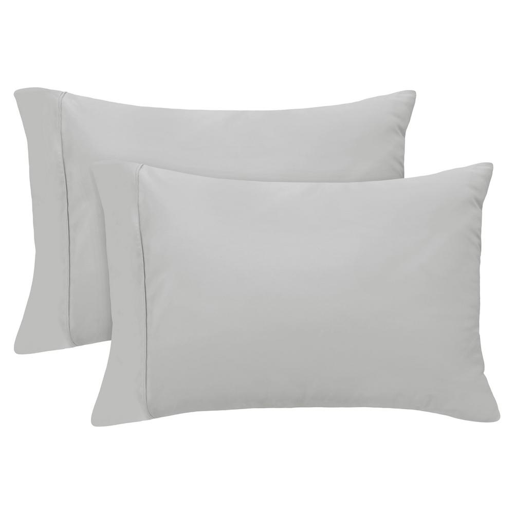 Standard Platinum 400 Thread Count Cotton Rich Pillowcase Set Undefined Standard Platinum 400 Thread Count Cotton Rich Pillowcase Set