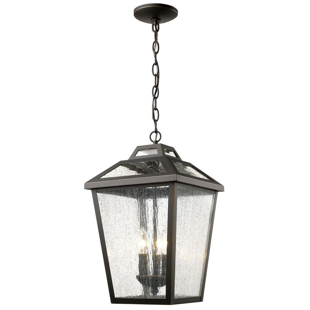 Filament Design Wilkins 3-Light Oil-Rubbed Bronze Outdoor Hanging ...