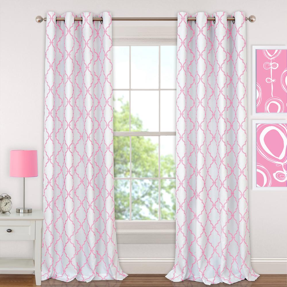 Elrene Candice 52 In W X 95 L Polyester Single Blackout Window L Polyester Single Blackout Window Curtain
