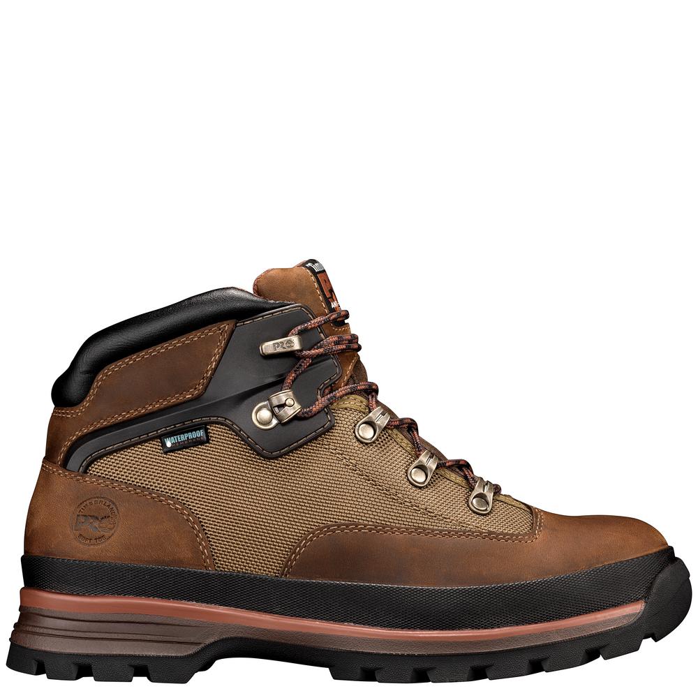 Timberland PRO Euro Men's Hiker Leather with Ballistic Nylon Soft Toe Brown 10.5M, Sesame Chicken was $150.0 now $82.5 (45.0% off)