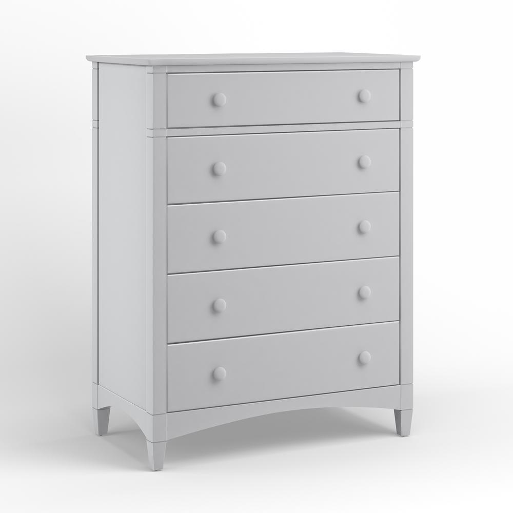 Gray Kids Dressers Armoires Bedroom Furniture The Home Es 5 Drawer Dove Gray Chest
