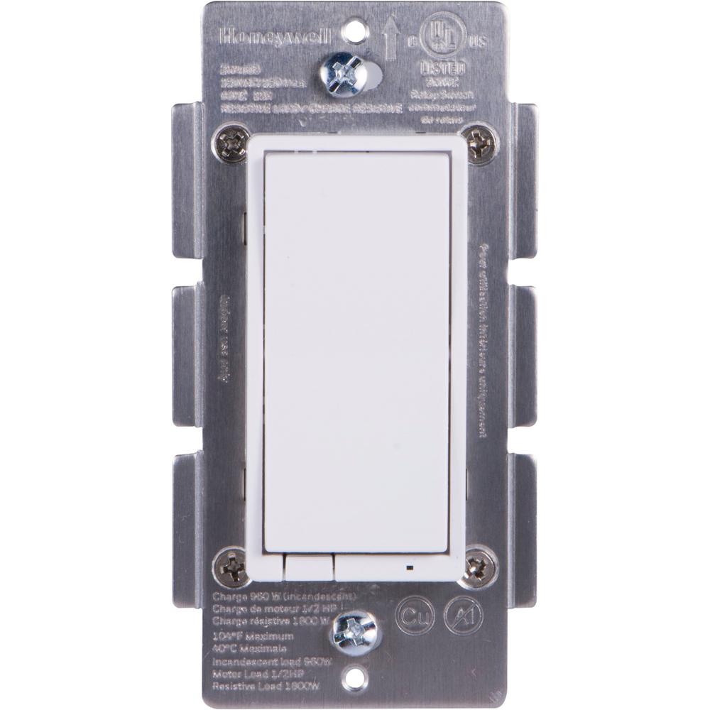 Rocker Light Switch >> Honeywell Z Wave Plus Wireless Smart Lighting Control Smart Switch Rocker Style In Wall Smart Switch White And Light Almond Rocker Light Switch >> Honeywell Z Wave Plus Wireless Smart Lighting Control Smart Switch Rocker Style In Wall Smart Switch White And Light Almond