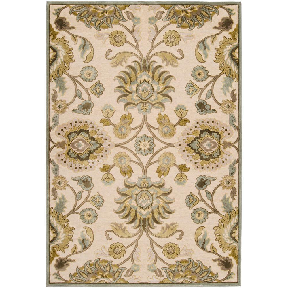 Artistic Weavers Lauren Ivory Viscose And Chenille 8 Ft X 11 Area Rug