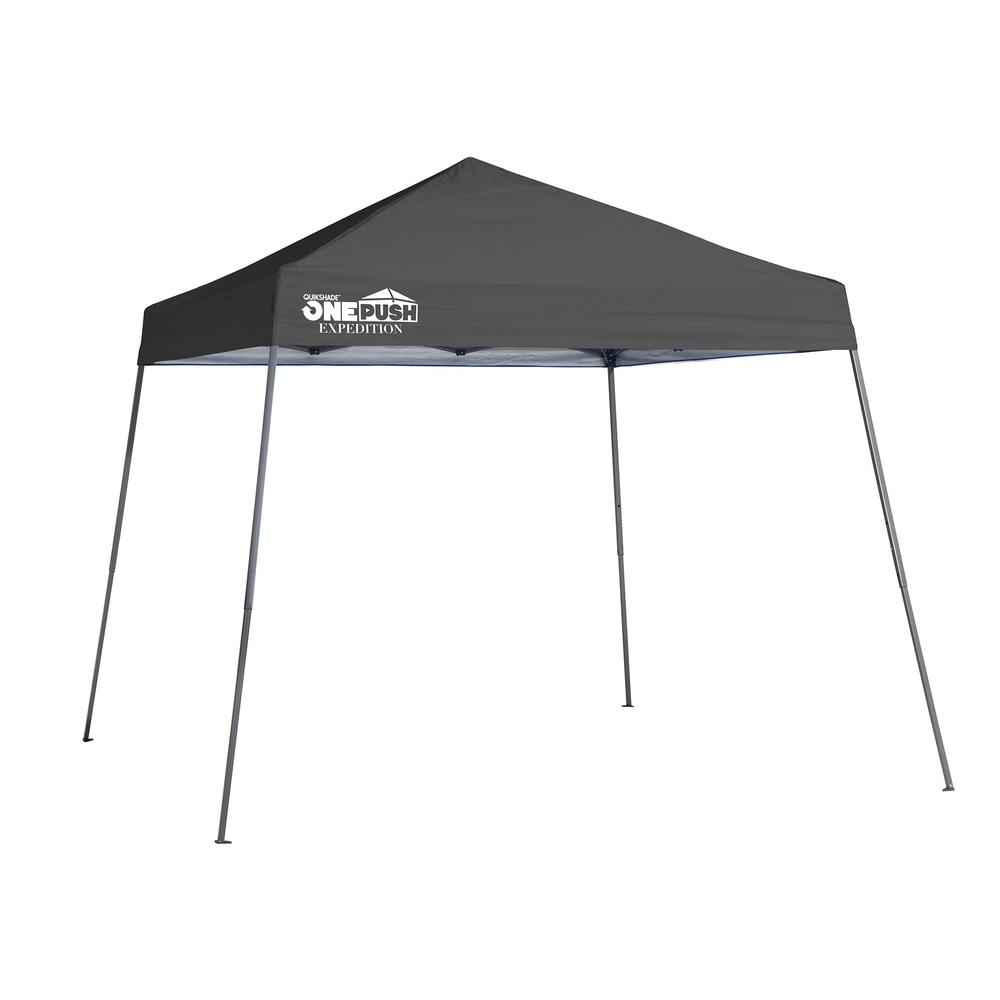 10 Ft X 10 Ft Charcoal Slant Leg Pop Up Canopy