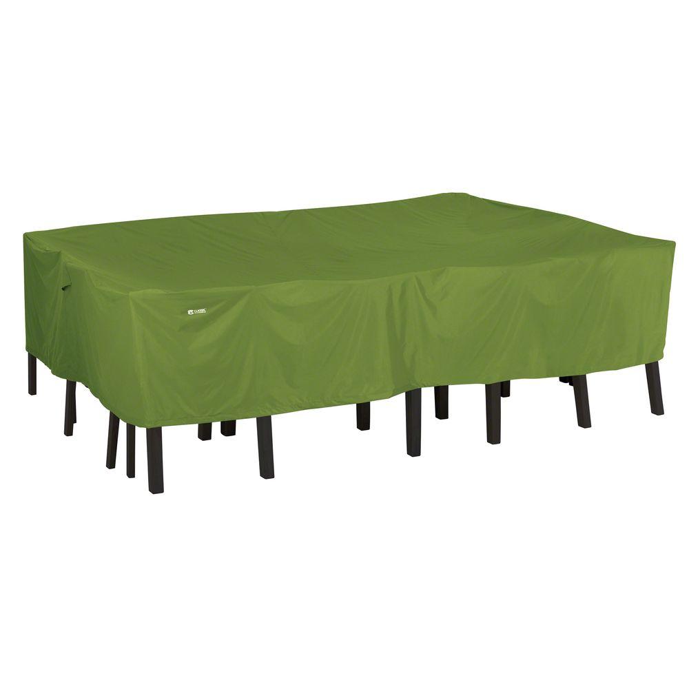 Classic Accessories Sodo Small Rectangular Oval Patio Table And Classic Accessories Sodo Small Rectangular Oval Patio Table And Chair Set Cover 55 342 031901 Ec The Home Depot