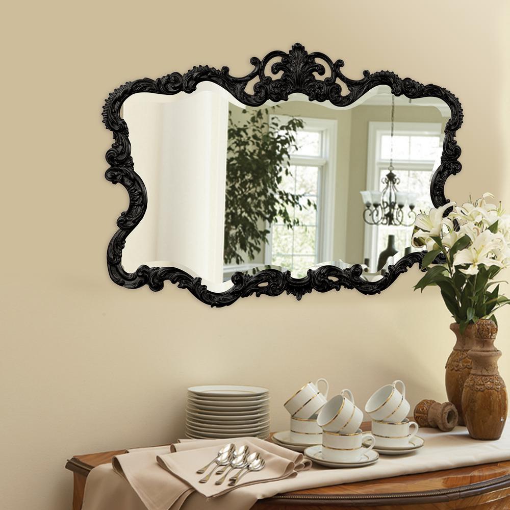 Black Mirrors Wall Decor The Home Depot 27