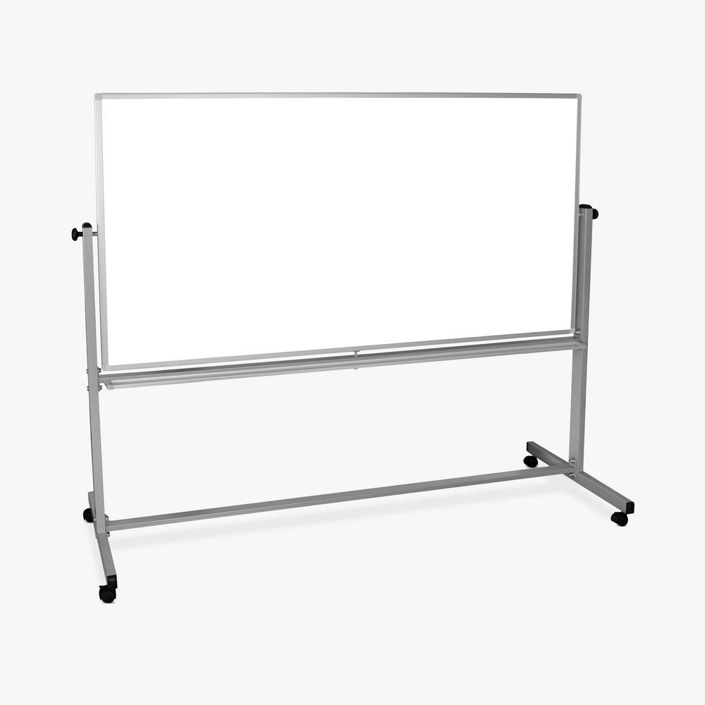 Luxor 72 in. x 48 in. Mobile Double-Sided Magnetic Whiteboard