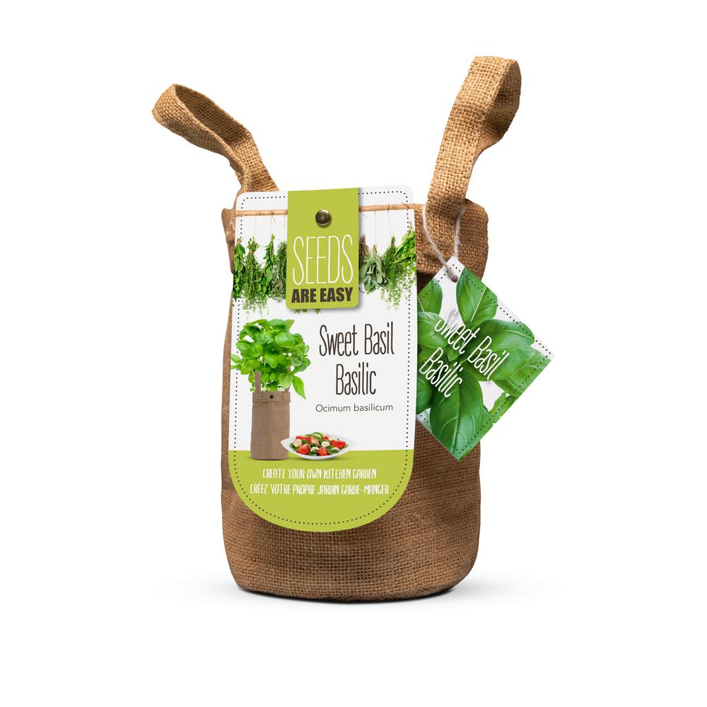 Herbs Jute Seeds Sweet BasilSAE0009 The Home Depot