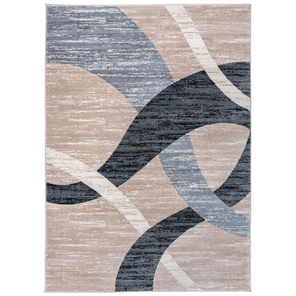 World Rug Gallery Contemporary Geometric Design Area 7 10 X Beige