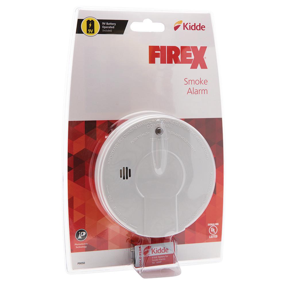 Kidde Firex Battery Operated Kitchen Smoke Detector With Photoelectric Sensor 21030007 The Home Depot