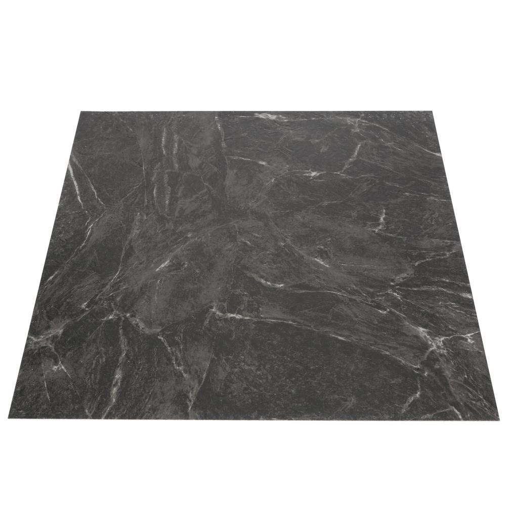 Livelynine Peel And Stick Floor Tile Stickers Waterproof Flooring Tile Gloss White And Black Marble Vinyl Tiles For Kitchen Bedroom Bathroom 12x12 Inch 4 Pack Flooring Materials Vinyl Flooring Web Art Co Il