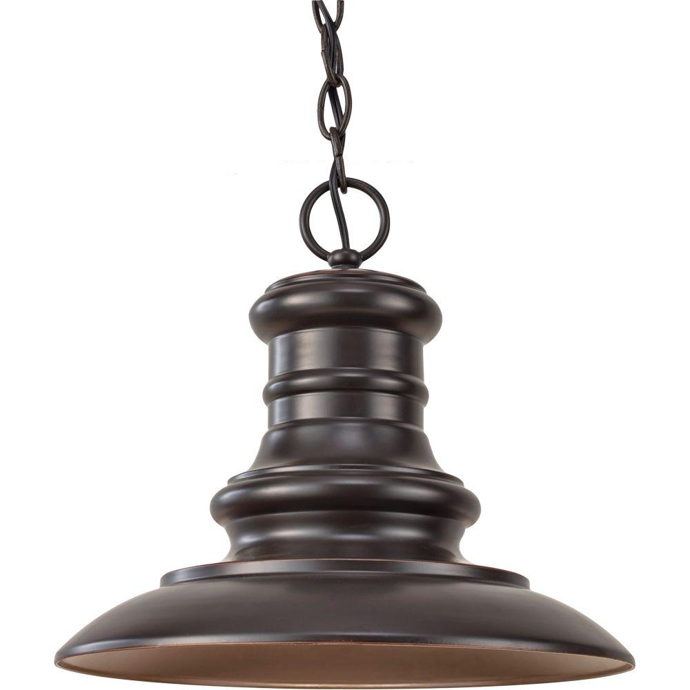 Feiss Redding Station 1Light Restoration Bronze Outdoor Hanging