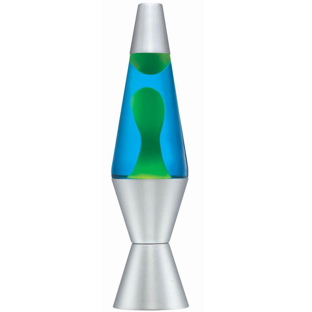 14.5 in. Blue and Green Classic Lava Lamp