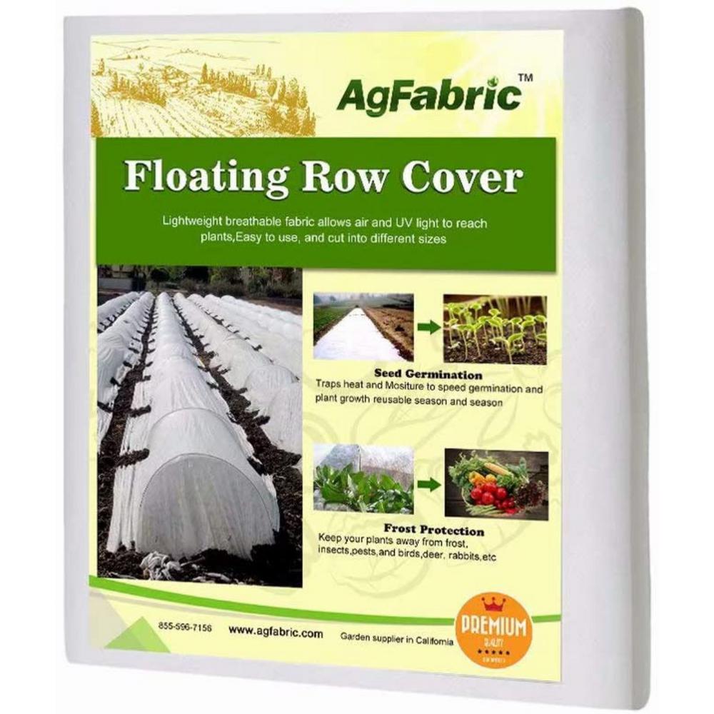 Large ANPHSIN Pack of 2 Drawstring Plant Covers Large Size 59x35.4 inch Frost Blanket for Frost Protection