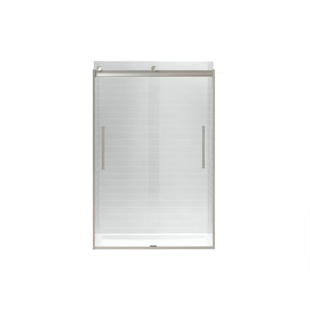 KOHLER Elmbrook 47.625 in. x 73.5625 in. Frameless Sliding Shower Door