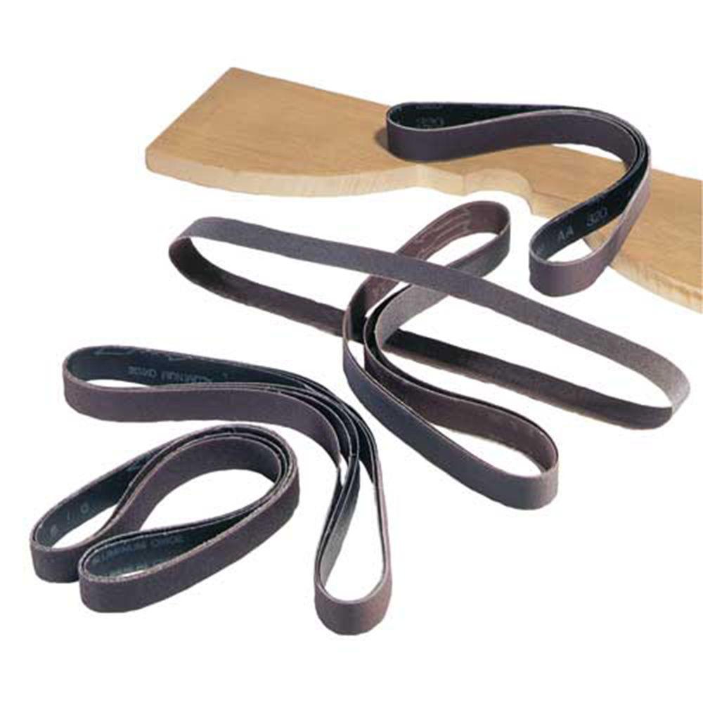 10 PACK Fine 2/" x 42/" Inch 120 Grit Aluminum Oxide Metal /& Wood Sanding Belts