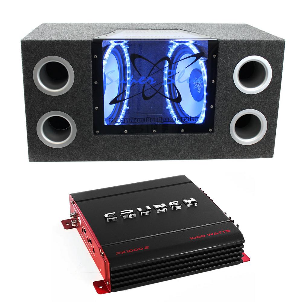 subwoofer box with amp