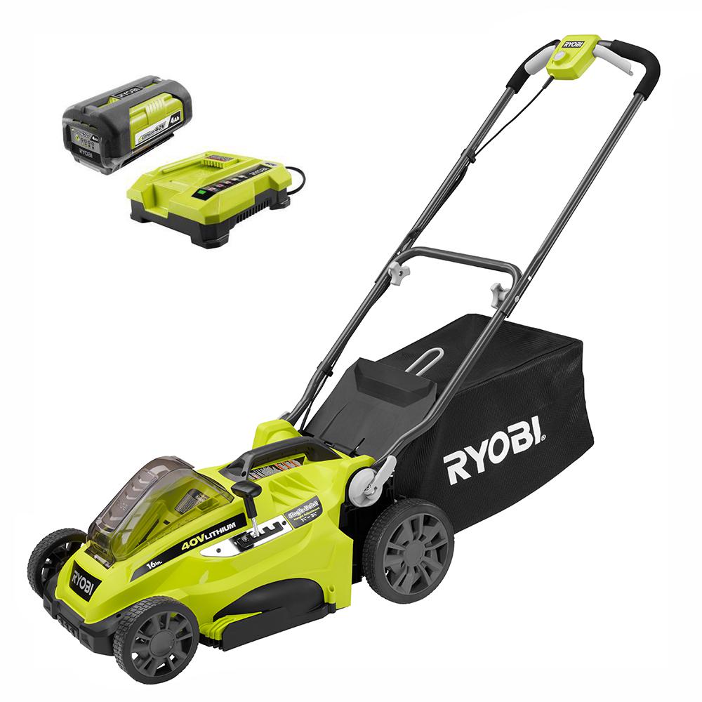 ryobi push reel mower