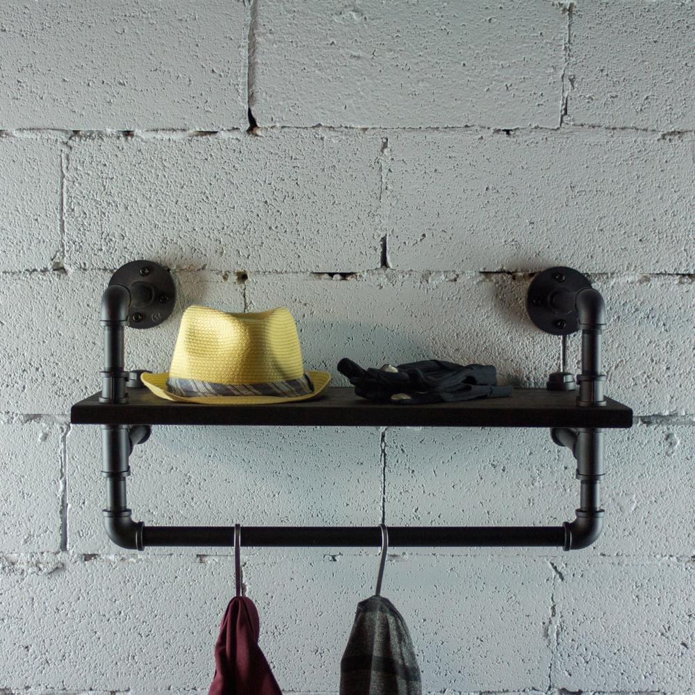 Furniture Pipeline Wall Mounted Shelves Shelving The
