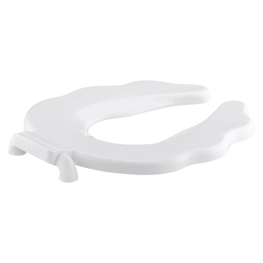Kohler Primary Round Child Open Front Toilet Seat With Antimicrobial Kohler Primary Round Child Open Front Toilet Seat With Antimicrobial In White