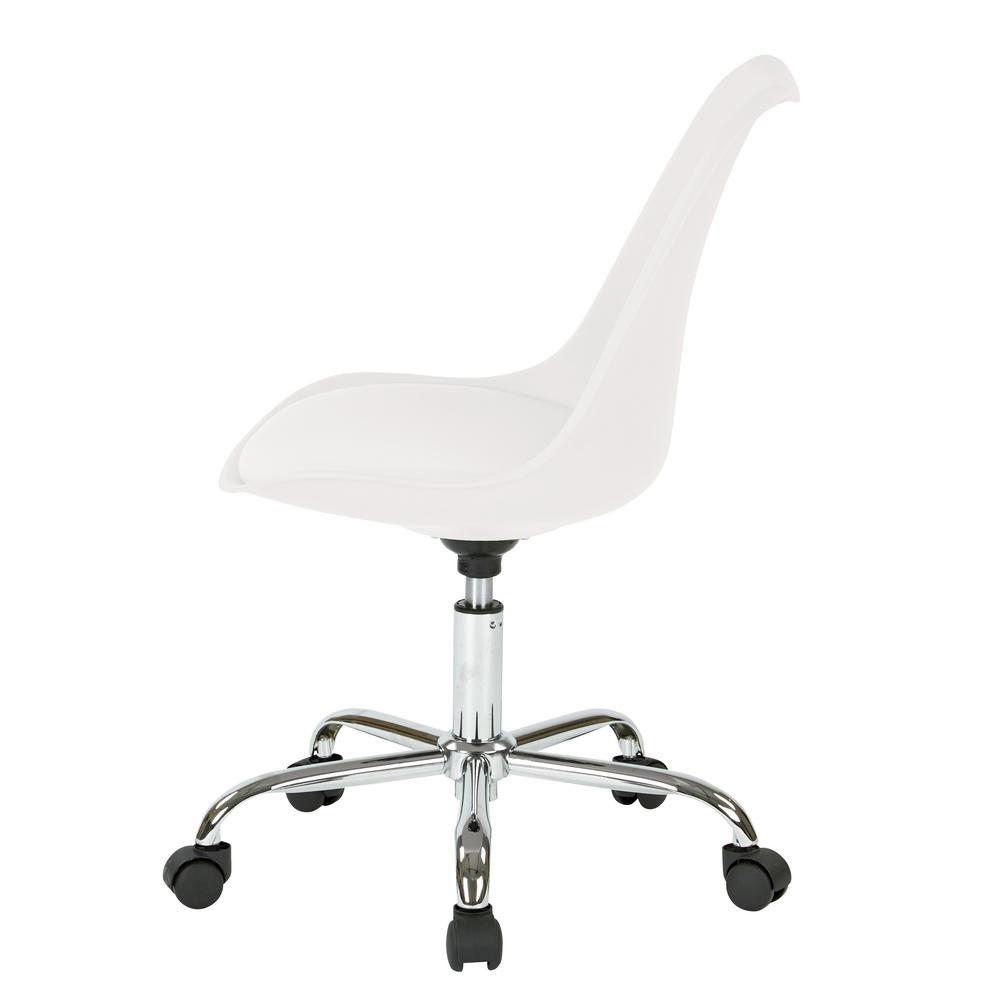 Osp Home Furnishings Emerson White Office Chair Ems26 11 The