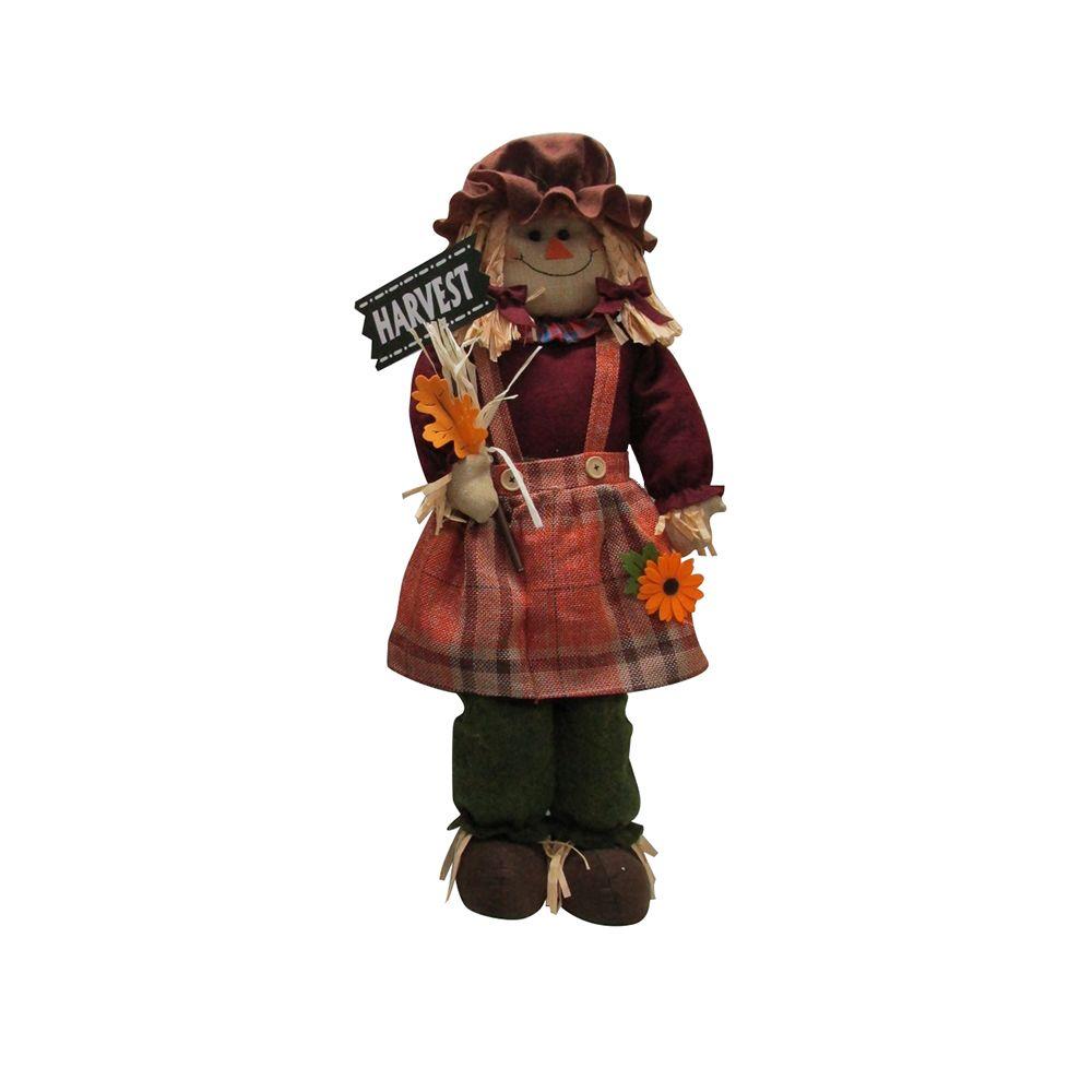 Home Accents Holiday 32 in. Harvest Scarecrow GirlHD16618077B The