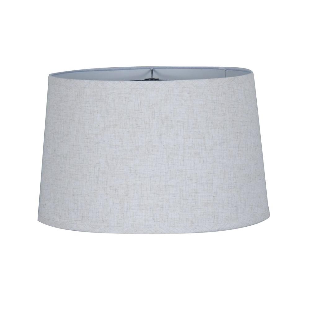 Natural Linen Barrel Shade18152002 The Home Depot
