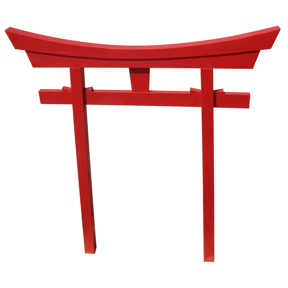 SamsGazebos Miniature Red Japanese Shinto Torii GateMINITORIIR The