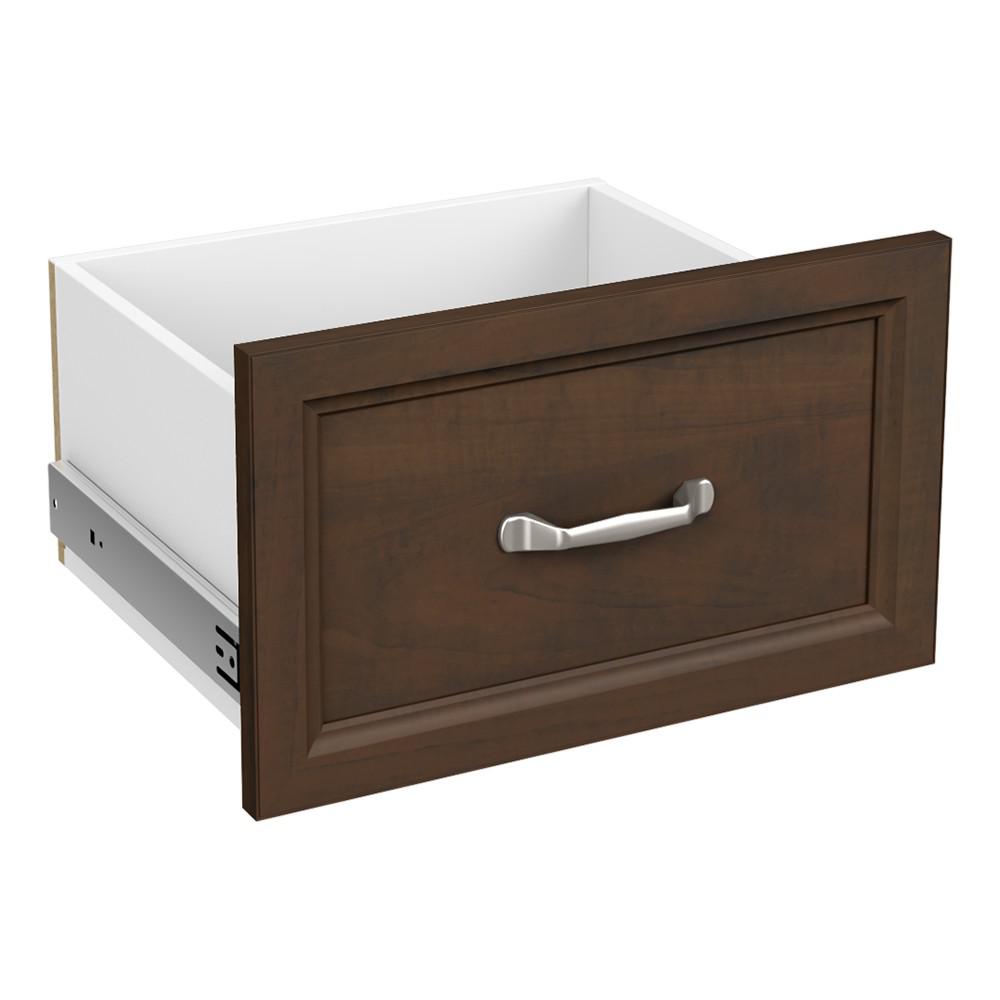 ClosetMaid Style+ 10 in. H x 16 in. W Chocolate Wood Traditional Drawer